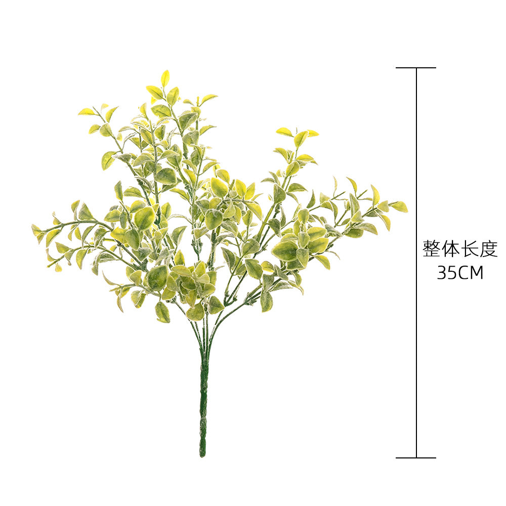 Artificial dusty eucalyptus/plastic eucalyptus grass fake wholesales flowers wedding decorations GF16294A