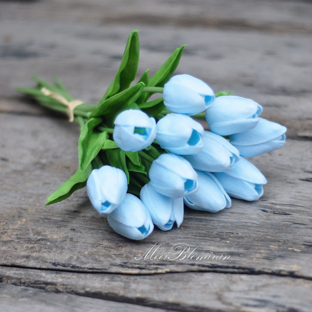 Real touch Tulip/PU tulip/tulip bouquet Flower for Home decoration,wedding bouquet designing Cross border MW01502