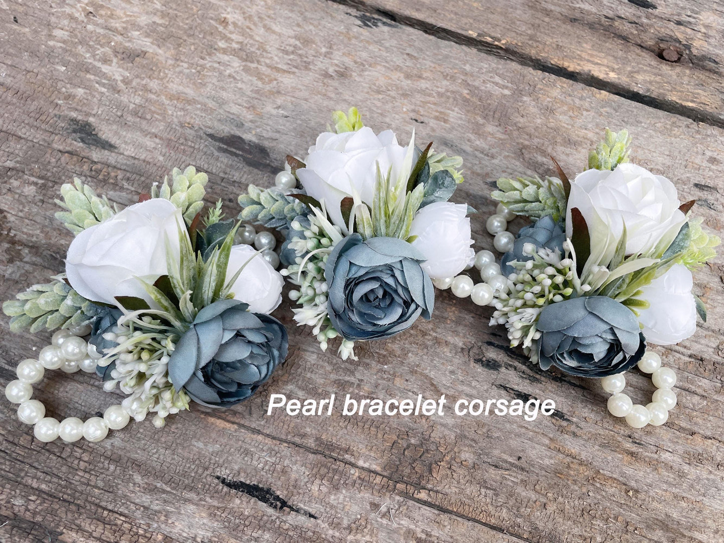 Vintage Blue Rose Bridal Bouquet, Navy Rose Peony Bridesmaid Bouquet, Retro Wedding Wildflower Boho Bouquet, Rustic Bridesmaid Bouquet