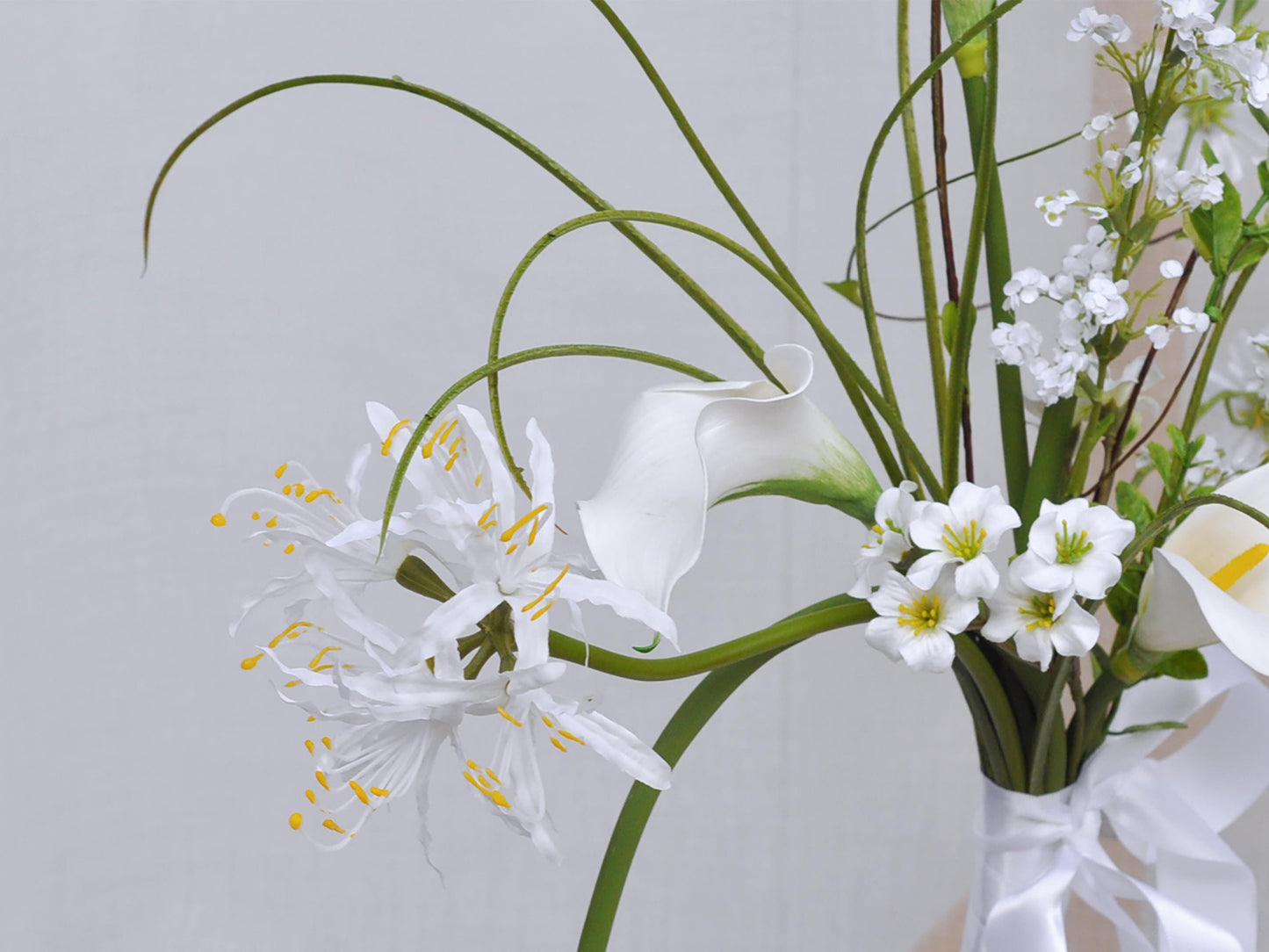 Calla Lily Flower Bouquet, EVA Pincushion Bridal Bouquet, Bridesmaid Bouquet Gift, Simple Table Centerpiece, Flower For Vase Home Decor Gift