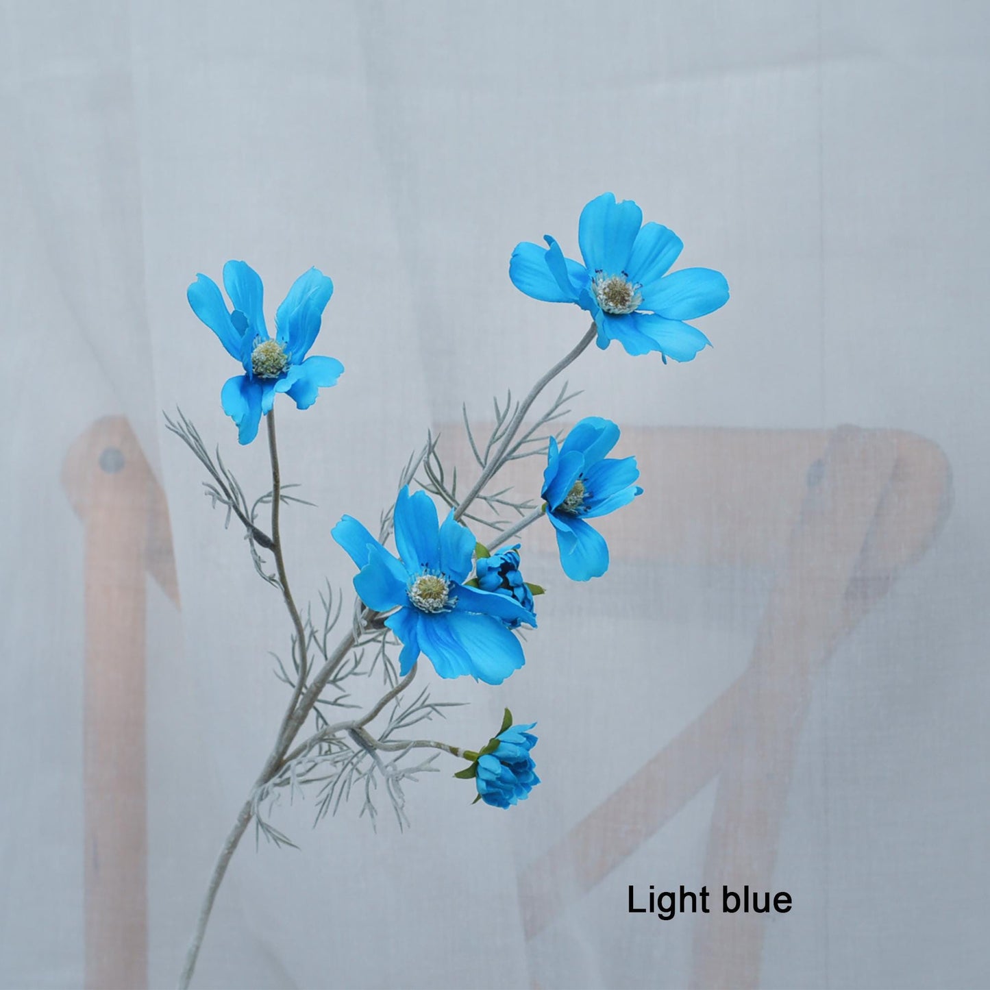 Long Faux Cosmos Flower /Coral Cosmos Flower/Cosmos Flower Arrangement For Home Decor, Wedding Ornaments Flower For Table Centerpiece DIY