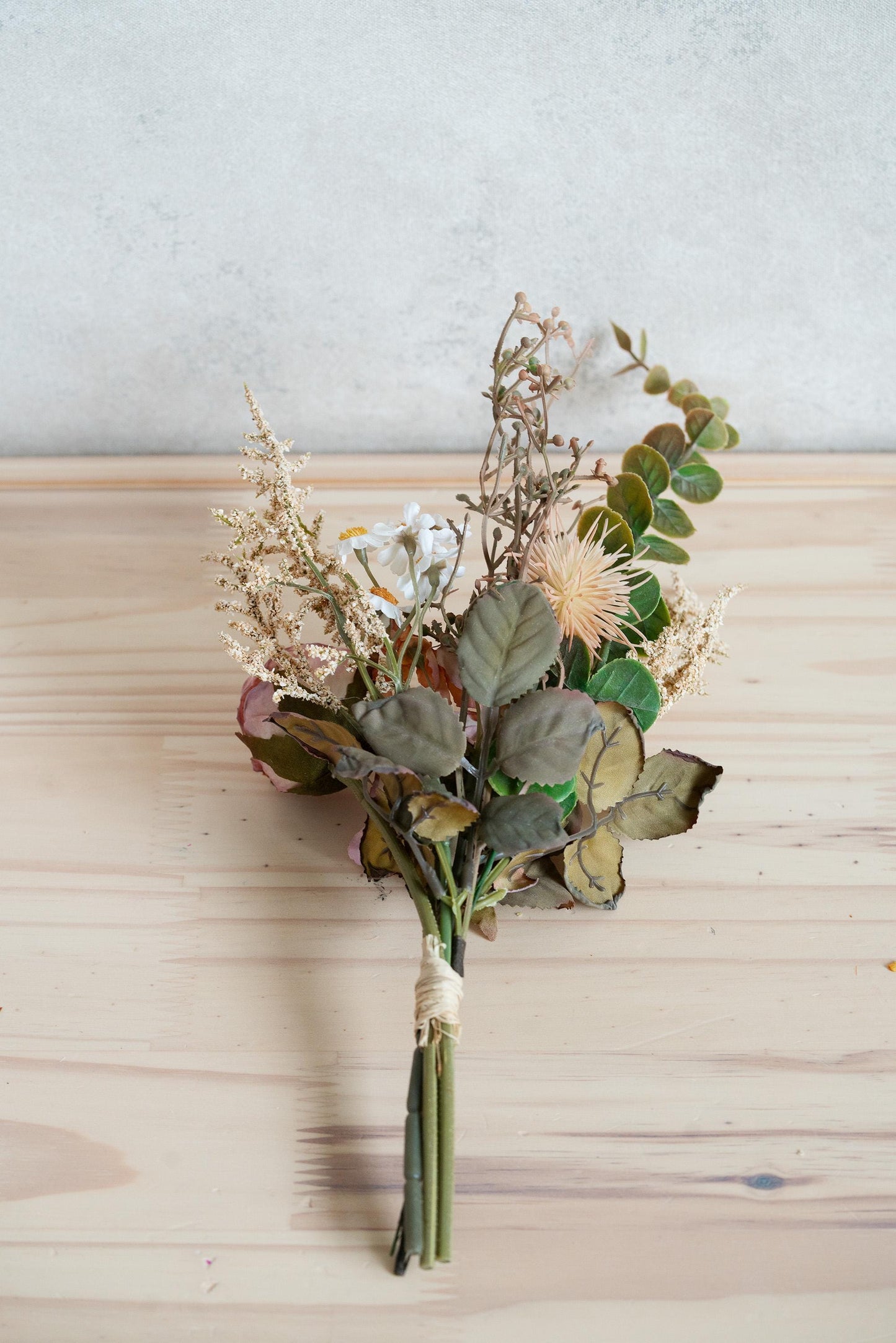 3 Bunches Dried Faux Rose Flower Bouquet Gift, Retro Peony Flower Bouquet, Rose Floral Arrangements Gift For Home Decor, Bridesmaid Gift