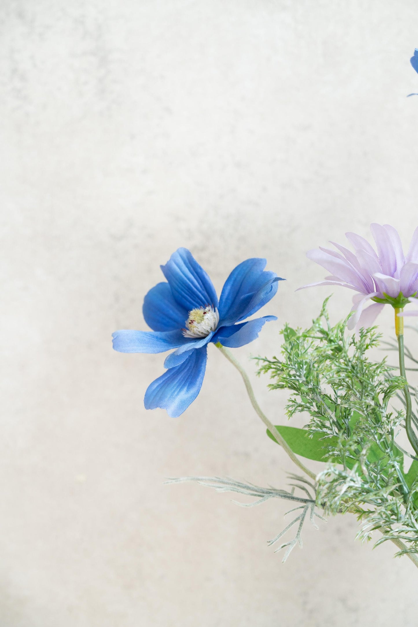 3 Bunches Daisy Flower Bouquet Gift, Silk Cosmos Floral Arrangements,Best Gift For Her, Home Decor, Bathroom Decor, Something Blue Swag