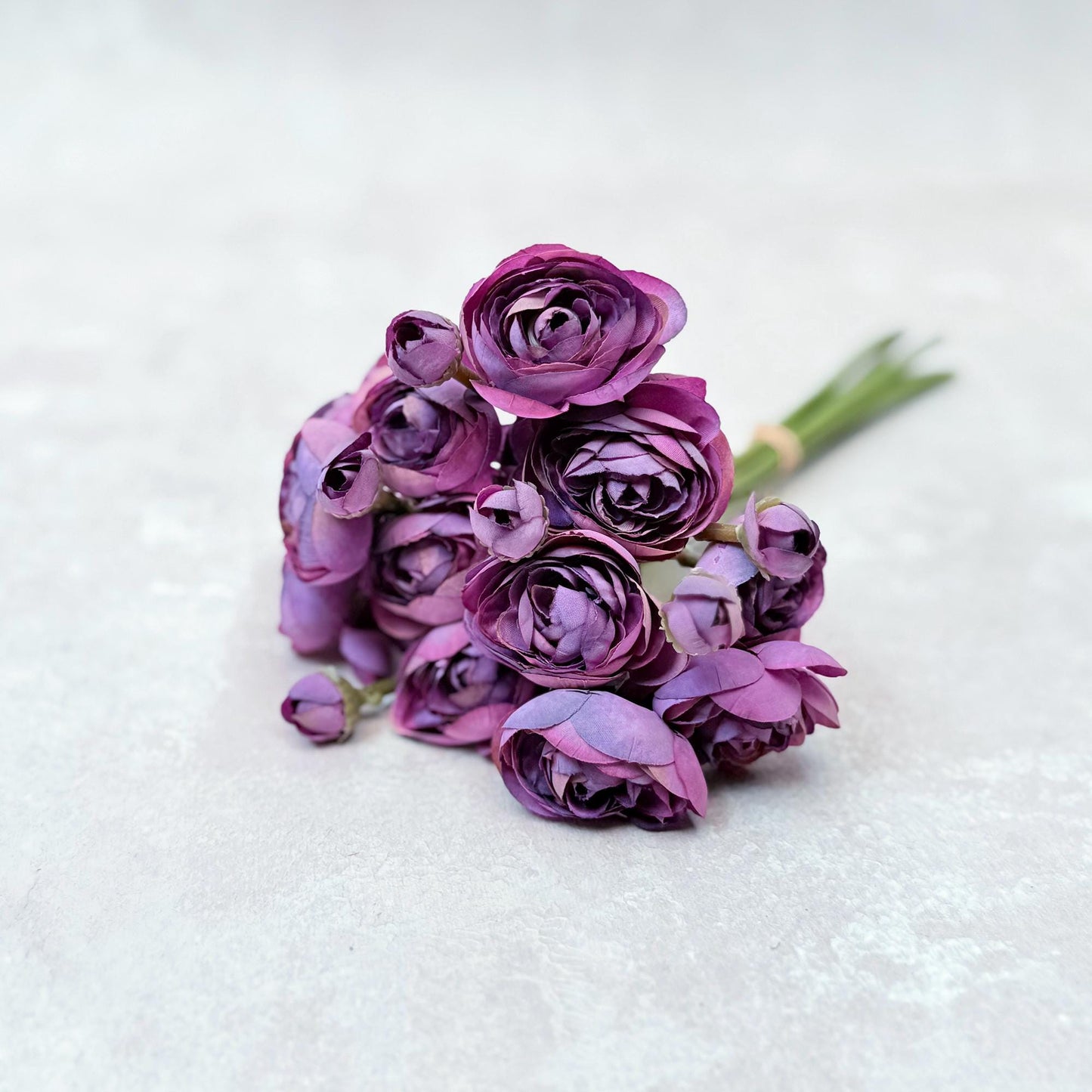 Royal Purple Rose Stems β Faux Flower Bundle Perfect For DIY Wedding Bouquet, Wreath, Silk Ranunculus Centerpiece, Crafts & Arrangements