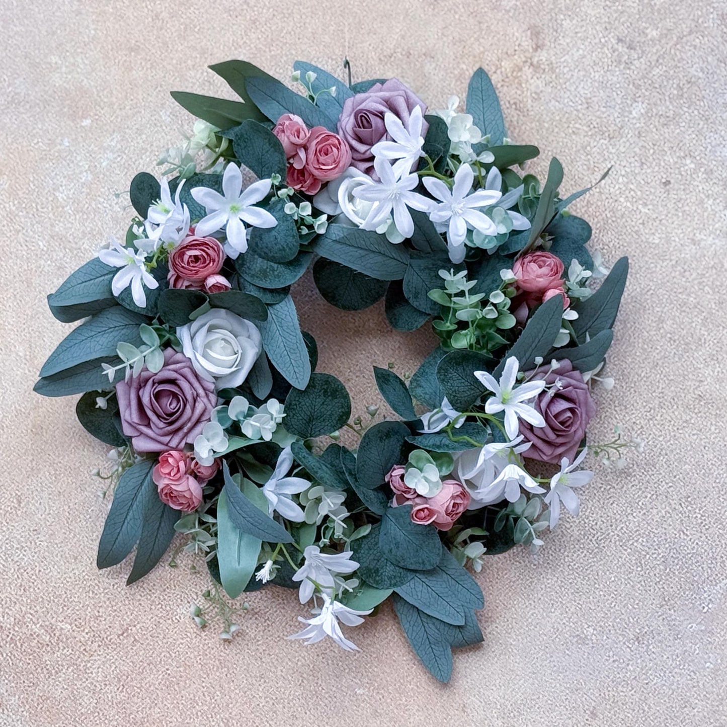 Customized Dusty Pink Wood Wedding Arch, Rustic White Ceremony Arbor Decor, Wreath Garland Arch Gift for Her Aisle Decor, Beach Wedding Swag