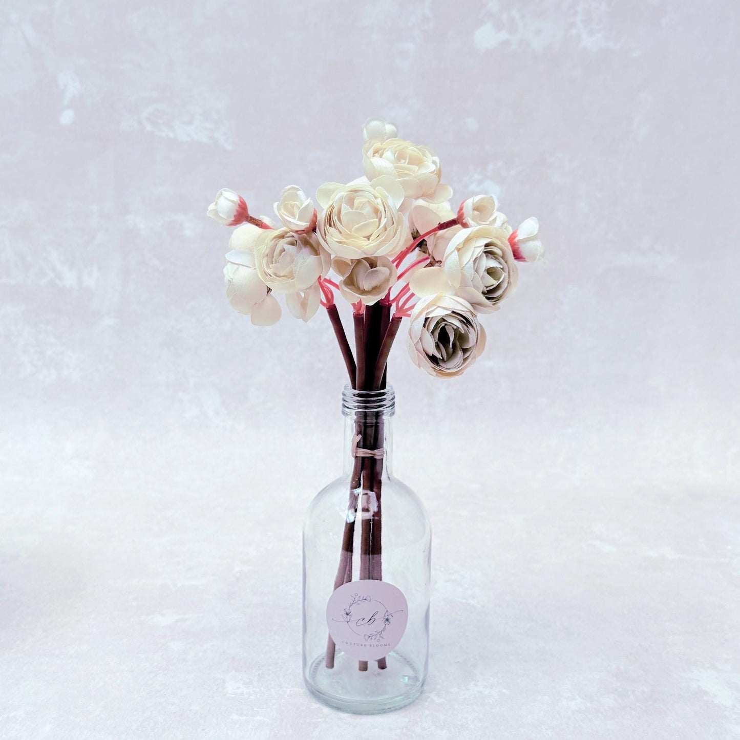 Ivory White Rose Stems β Faux Flower Bundle Perfect For DIY Wedding Bouquet, Wreath, Silk Ranunculus Centerpiece, Crafts & Arrangements