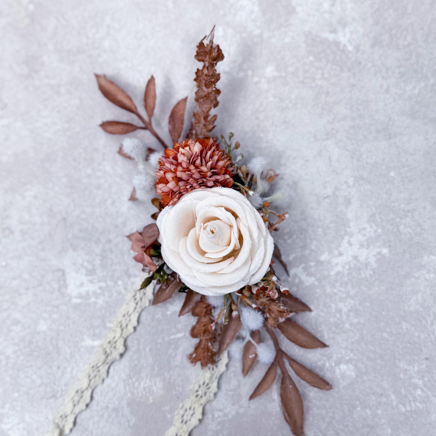 Surprising Wildflower Pearl Bracelet Gift For Back To School Party Boutonniere, Gift For Bridesmaid Bridal Accessories, Best Man Boutonniere