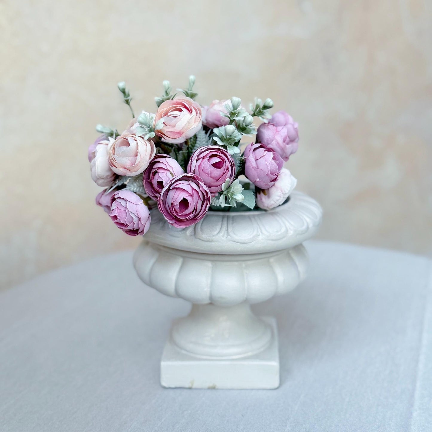 DIY Soft Mauve Bridal Bouquet with Elegant Roses - Bridal accessories, Beach Wedding Bridesmaid Bouquet,Personalized Gift Ideas,Home Decor