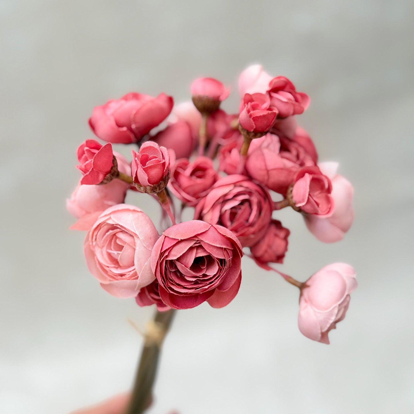 Blush Pink Rose Stems β Faux Flower Bundle Perfect For DIY Wedding Bouquet, Wreath, Silk Ranunculus Centerpiece, Crafts & Arrangements