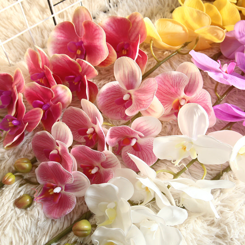 Artificial orchids/artificial orchid flowers/artificial orchid plants/artificial orchid stems artificial orchids for home decor indoor decoration wedding decoration MW18904