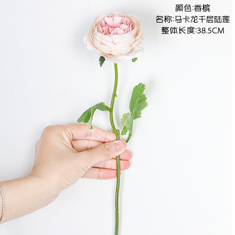 INS Macaron Rose/macaron rosette/ best for  Home Decoration Wedding  Flower Road Leading Flower Wall MW66775