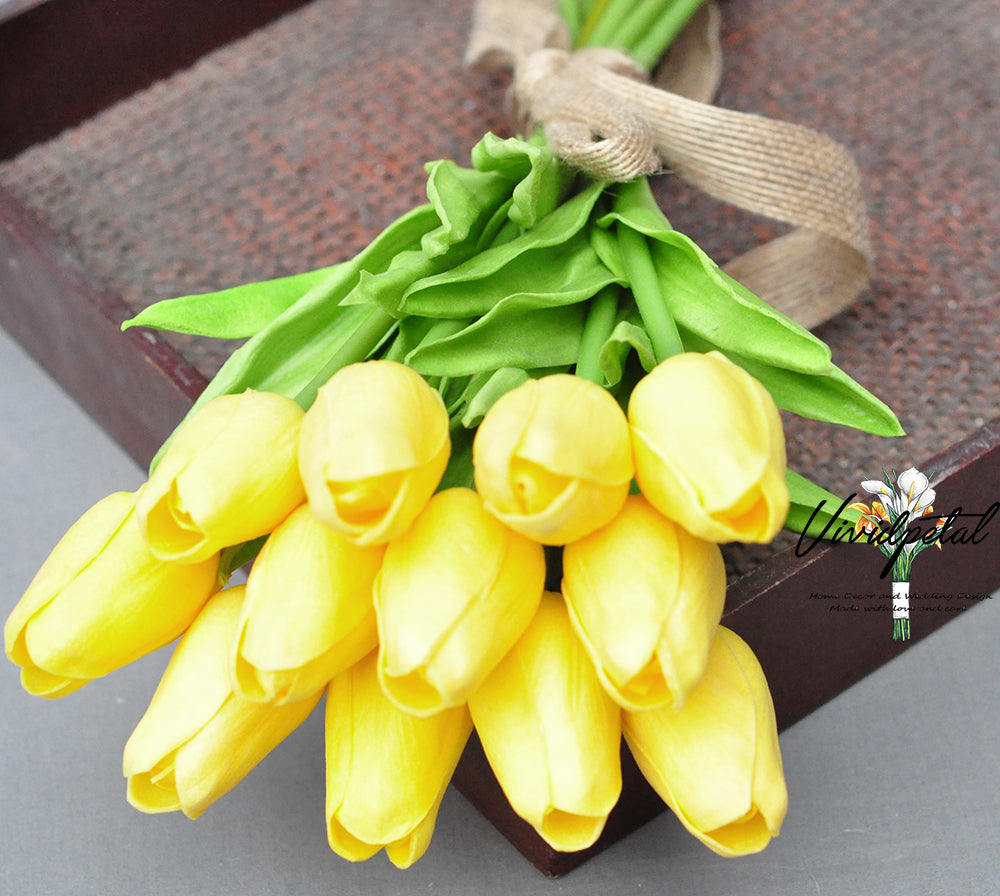 Real touch Tulip/PU tulip/tulip bouquet  Flower for  Home decoration,wedding bouquet designing  Cross border MW01502