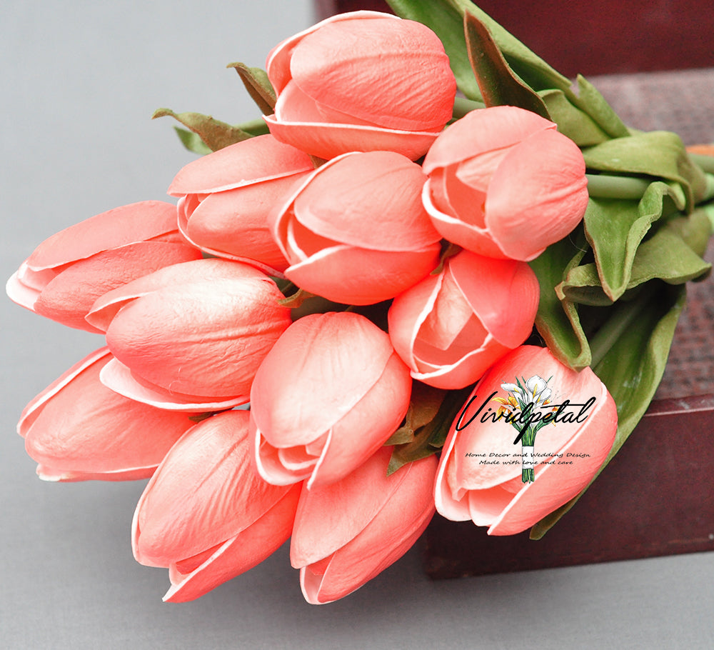 Real touch Tulip/PU tulip/tulip bouquet  Flower for  Home decoration,wedding bouquet designing  Cross border MW01502