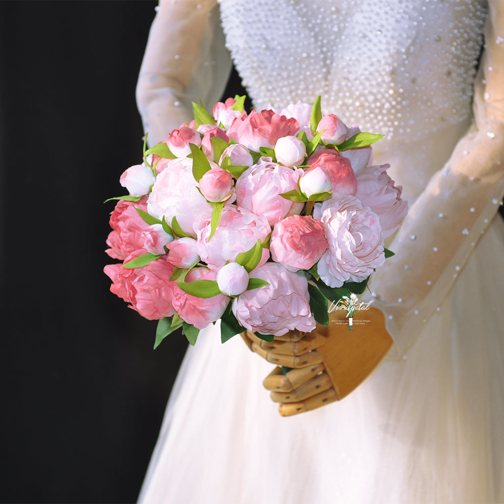 Rustic dusty rose peony bouquet/double peony bouquet/peony ball/peony bouquet/wedding bouquet/bridal bouquet/bridesmaids bouquet/home flower arrangement