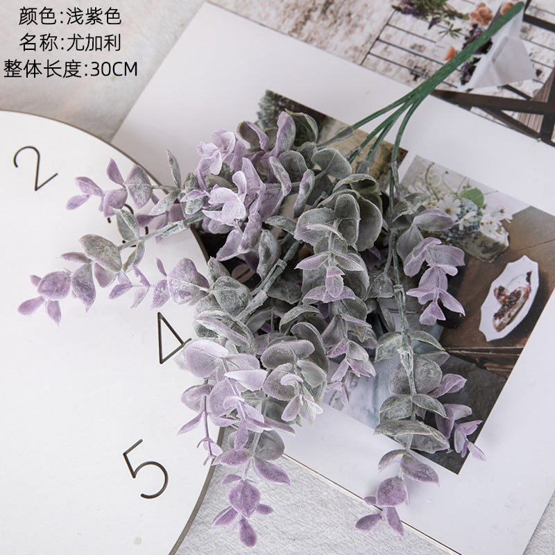 Plastic Eucalyptus/artificial eucalyptus/ best for garden outdoor wedding decoration and do wholesales GF15434