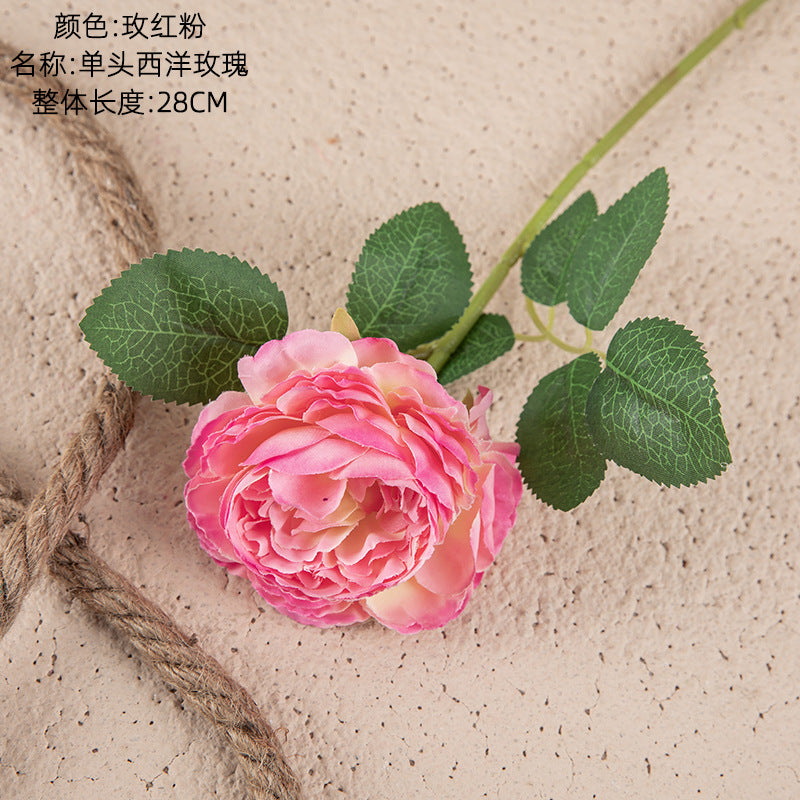 Silk Single-head peony/silk peony/artificial peony for home decoration wedding bouquet artificial flower MW51005