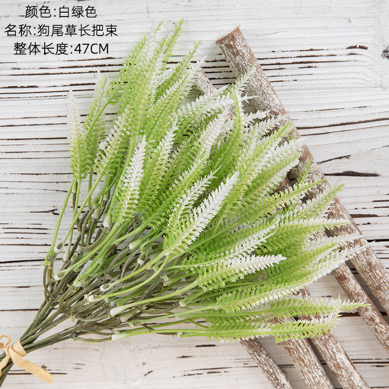 Artifcial Foxtail grass/ fake Foxtail grass/ foxtail bunch wholesale best for wedding decoration handicrafts, cross-border YC1074