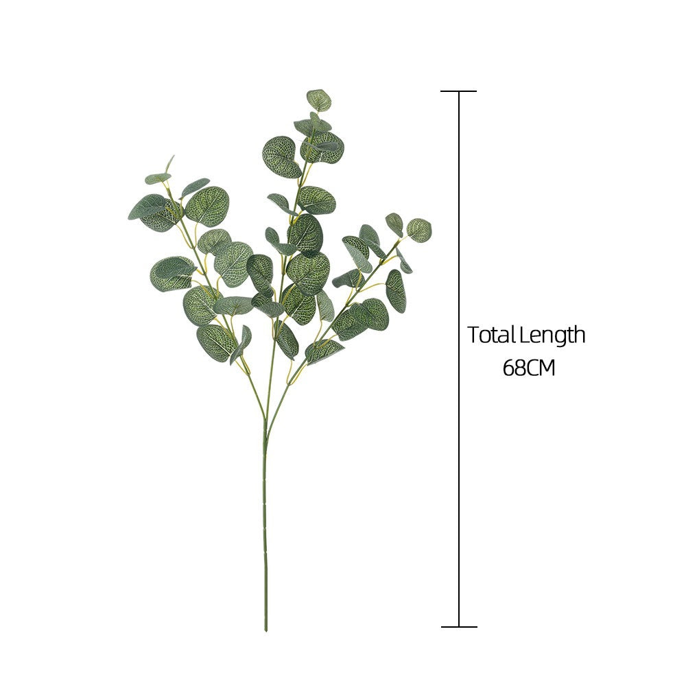 INS North europe eucalyptus/silk eucalyptus/silk silver dollar/best for  home decoration wedding plant wall  MW34551