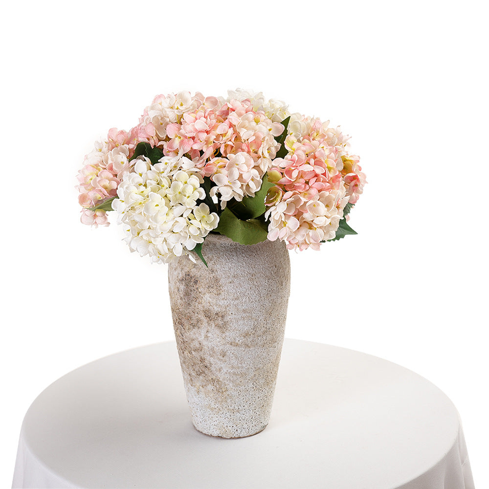 Silk hydrangea/14 colors hydrangea/INS style hydrangea/best for  Home Decoration Wedding Handheld Flower Road MW52666