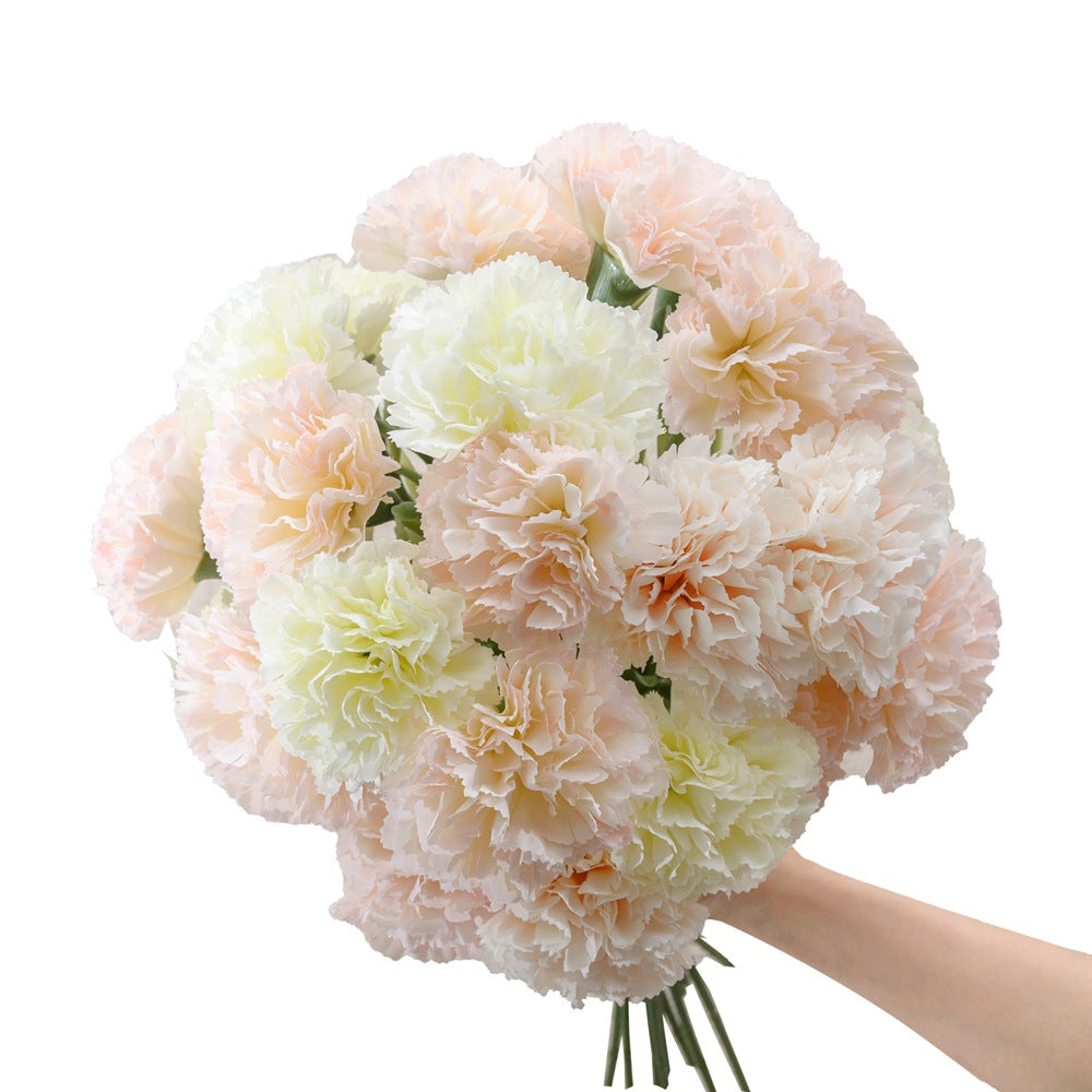 Silk Carnation/artificial carnation/ Mother's Day flower/ best for Home Decoration Cross-border Wedding MW66770