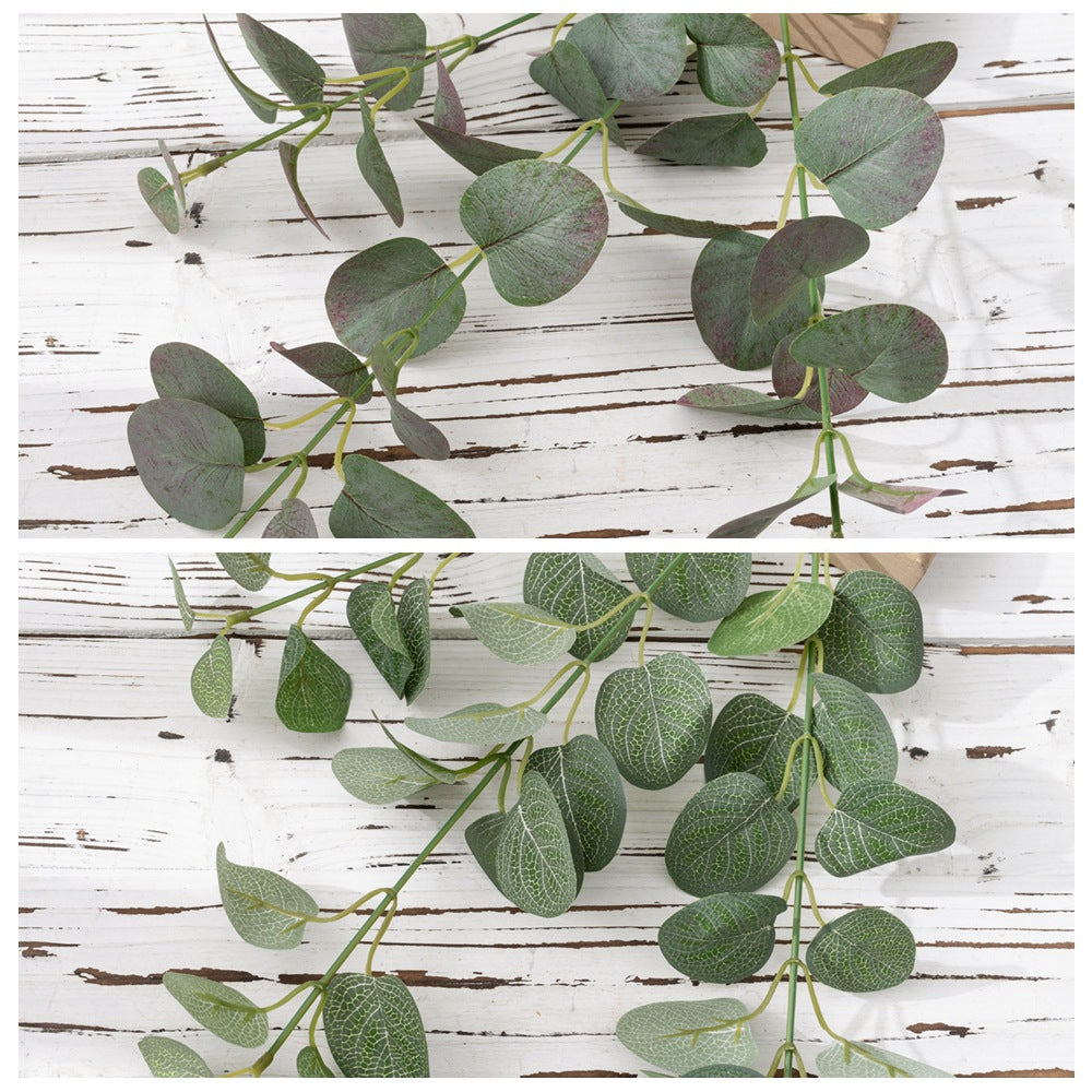 INS North europe eucalyptus/silk eucalyptus/silk silver dollar/best for  home decoration wedding plant wall  MW34551