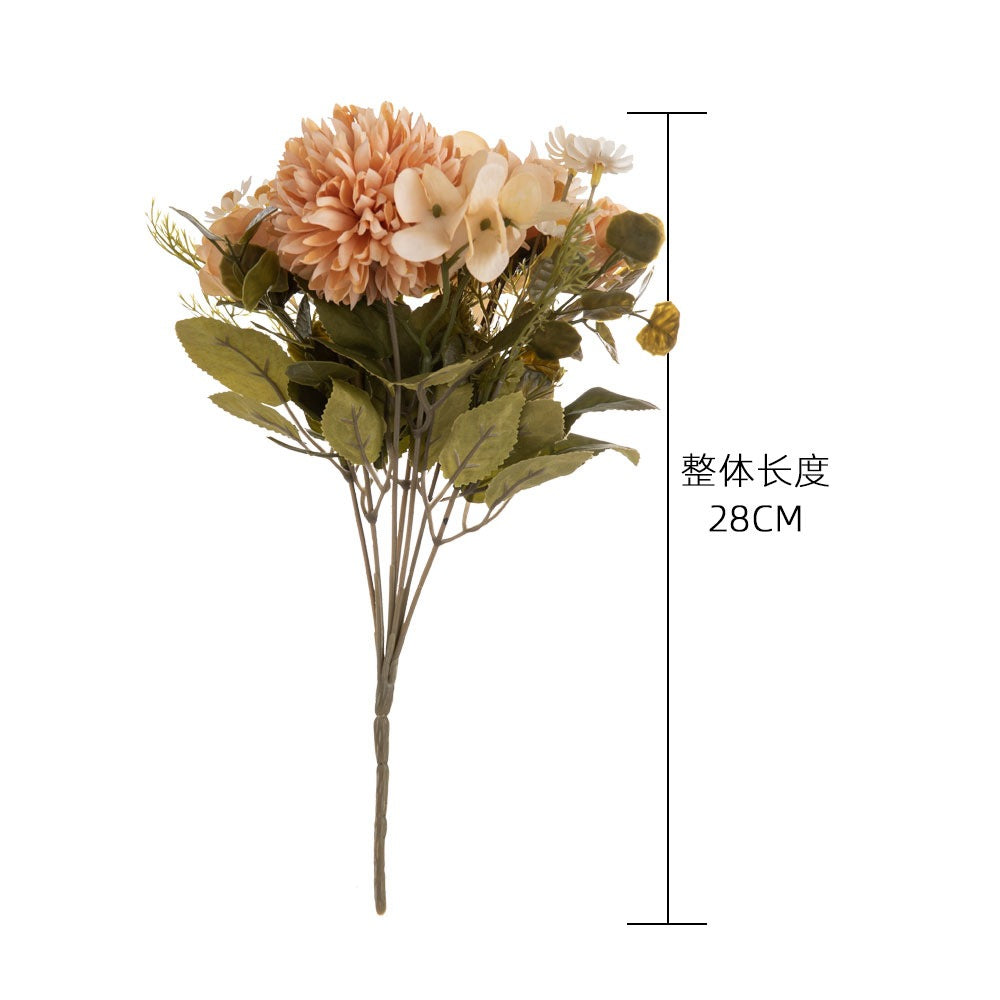 Silk chamomile rose bouquets/INS style Chamomile rose /artificial flowers for home decoration cross-border wedding bouquet work MW66792