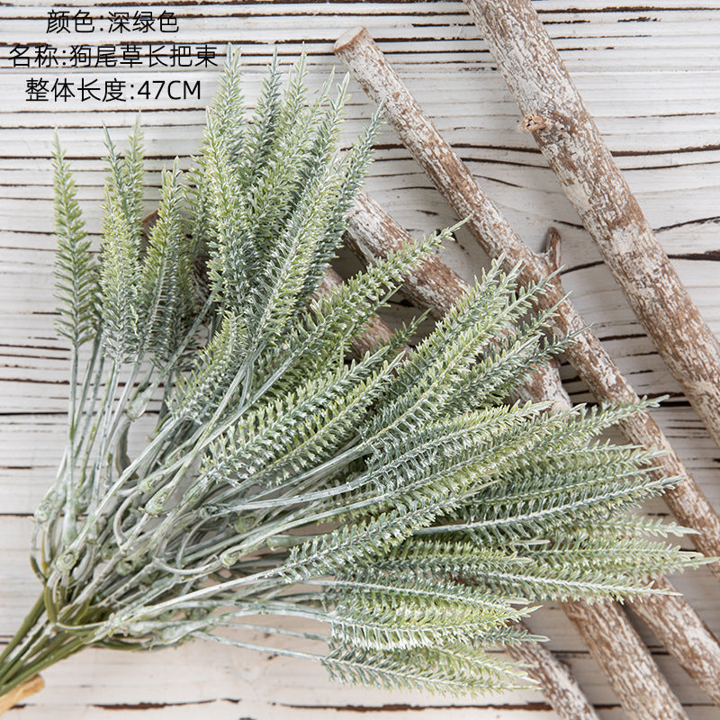 Artifcial Foxtail grass/ fake Foxtail grass/ foxtail bunch wholesale best for wedding decoration handicrafts, cross-border YC1074