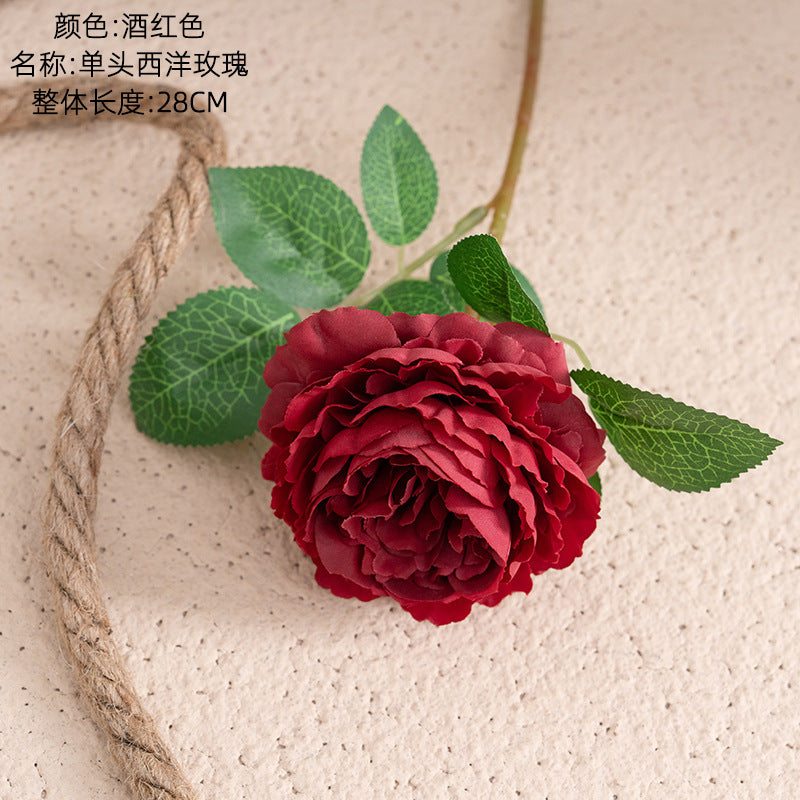 Silk Single-head peony/silk peony/artificial peony for home decoration wedding bouquet artificial flower MW51005