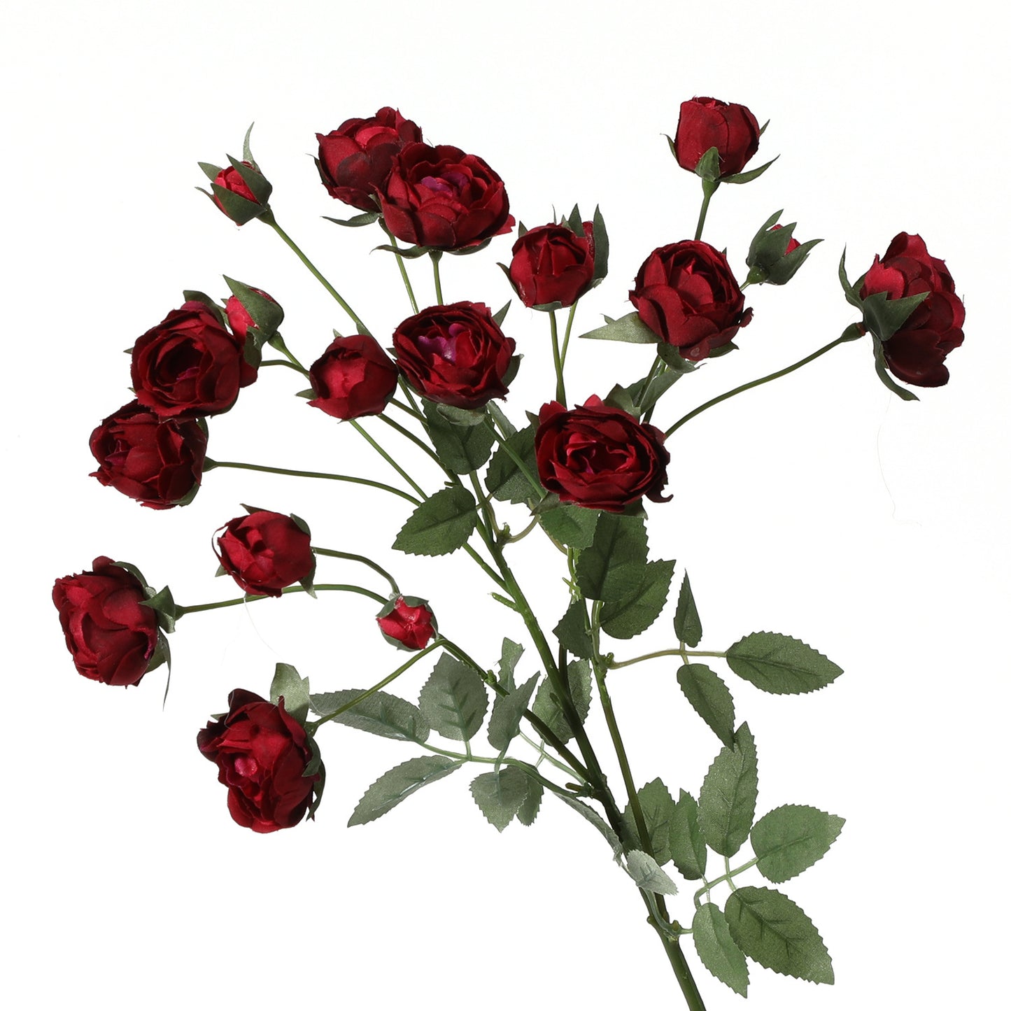 Silk rose branch/mini Austin rose branch/ multi-head small rose home decoration fake flowers silk flower wholesale.