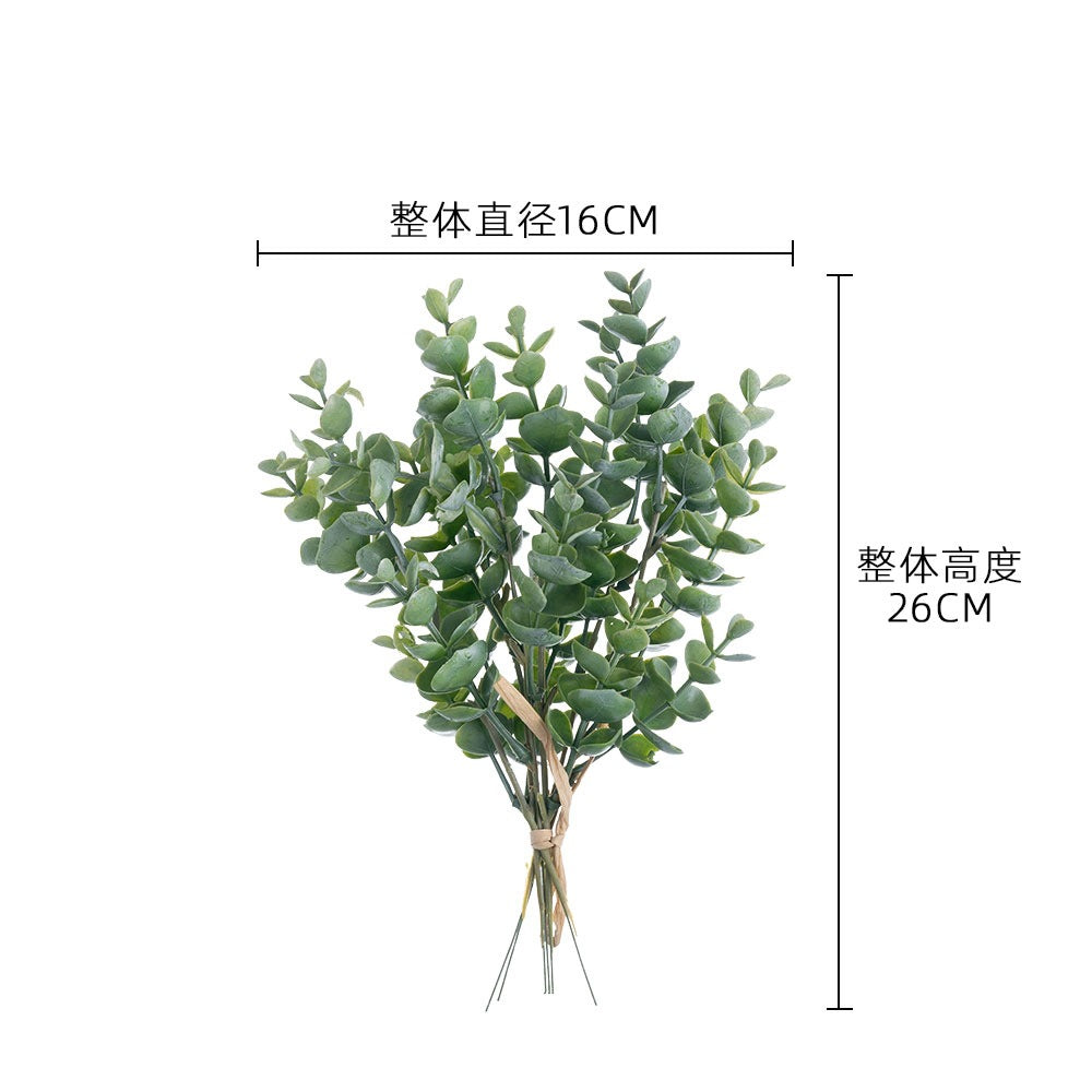 Six stems Eucalyptus bundles/eucalyptus bouquet/artificial flowers/best for wholesale home decoration wedding YC1079