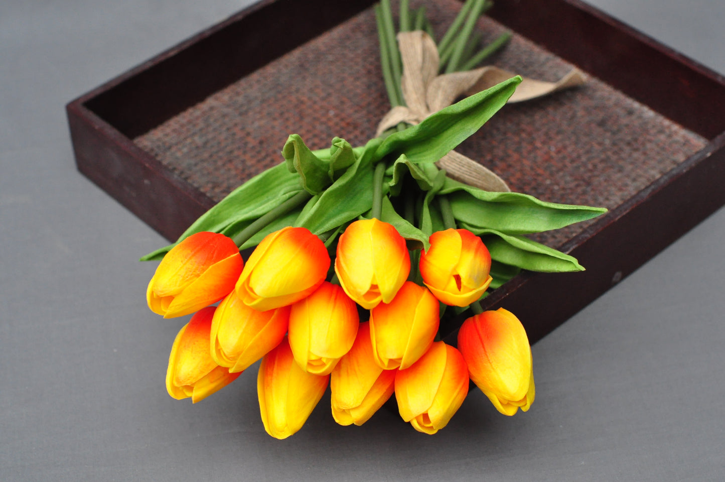 Real touch Tulip/PU tulip/tulip bouquet  Flower for  Home decoration,wedding bouquet designing  Cross border MW01502