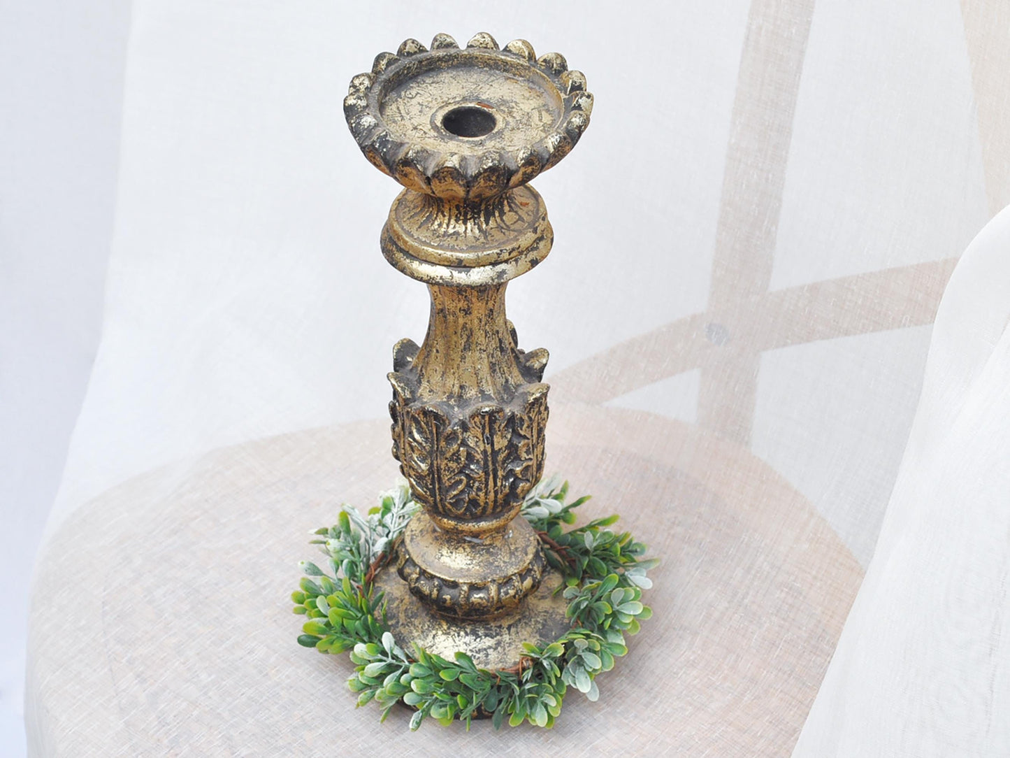 Christmas Boxwood Candle Ring, Boxwood Candle Holder, Christmas Gift, Boxwood Candle Holder Gift For Christmas Home Decor