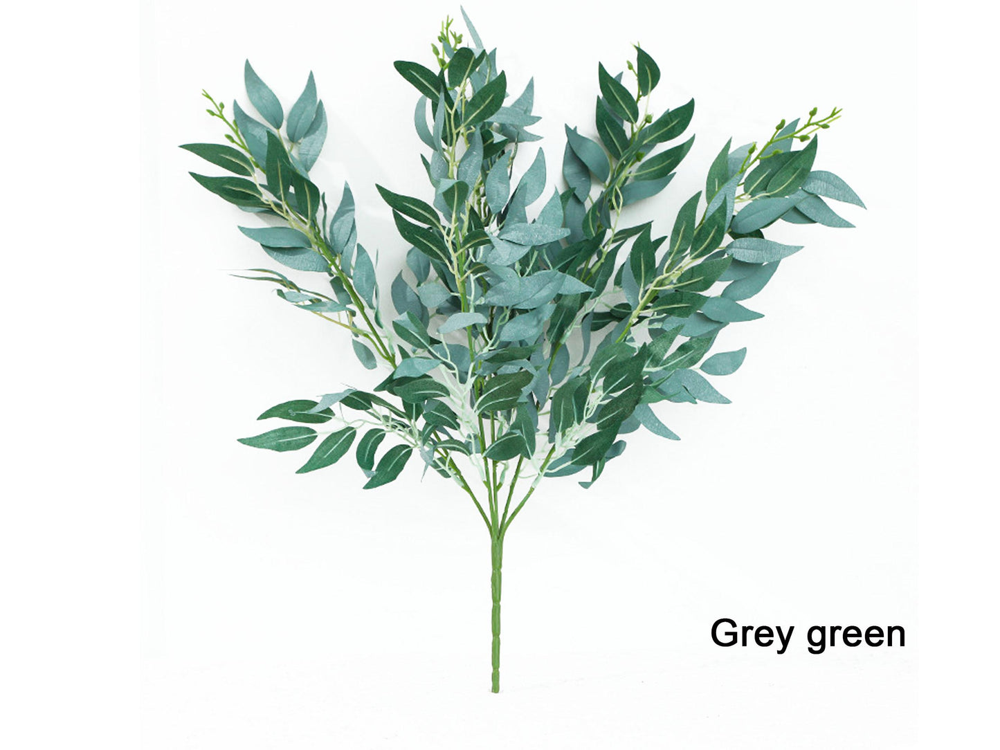 Faux Willow Branch, Silk Willow Foliage, Wild Willow Wreath, Willow Branch for Home Decoration, Wedding Decoration, DIY Wreath Vine Ornament