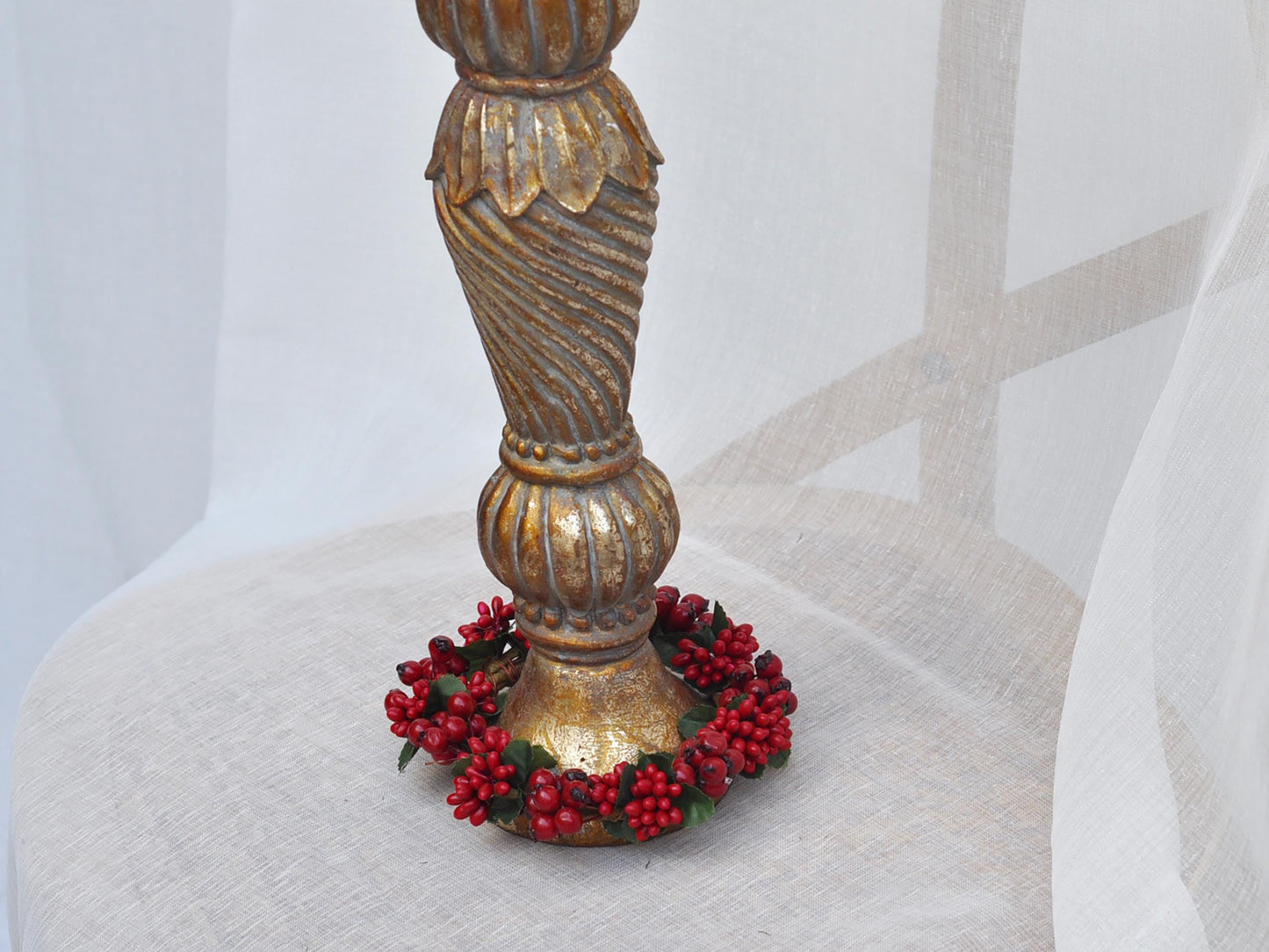 Pip Berry Christmas Candle Ring, Pip Berry Candle Holder, Candle Holder Ring Gift, Christmas Ring Gift For Her Home Decor, Table Runner