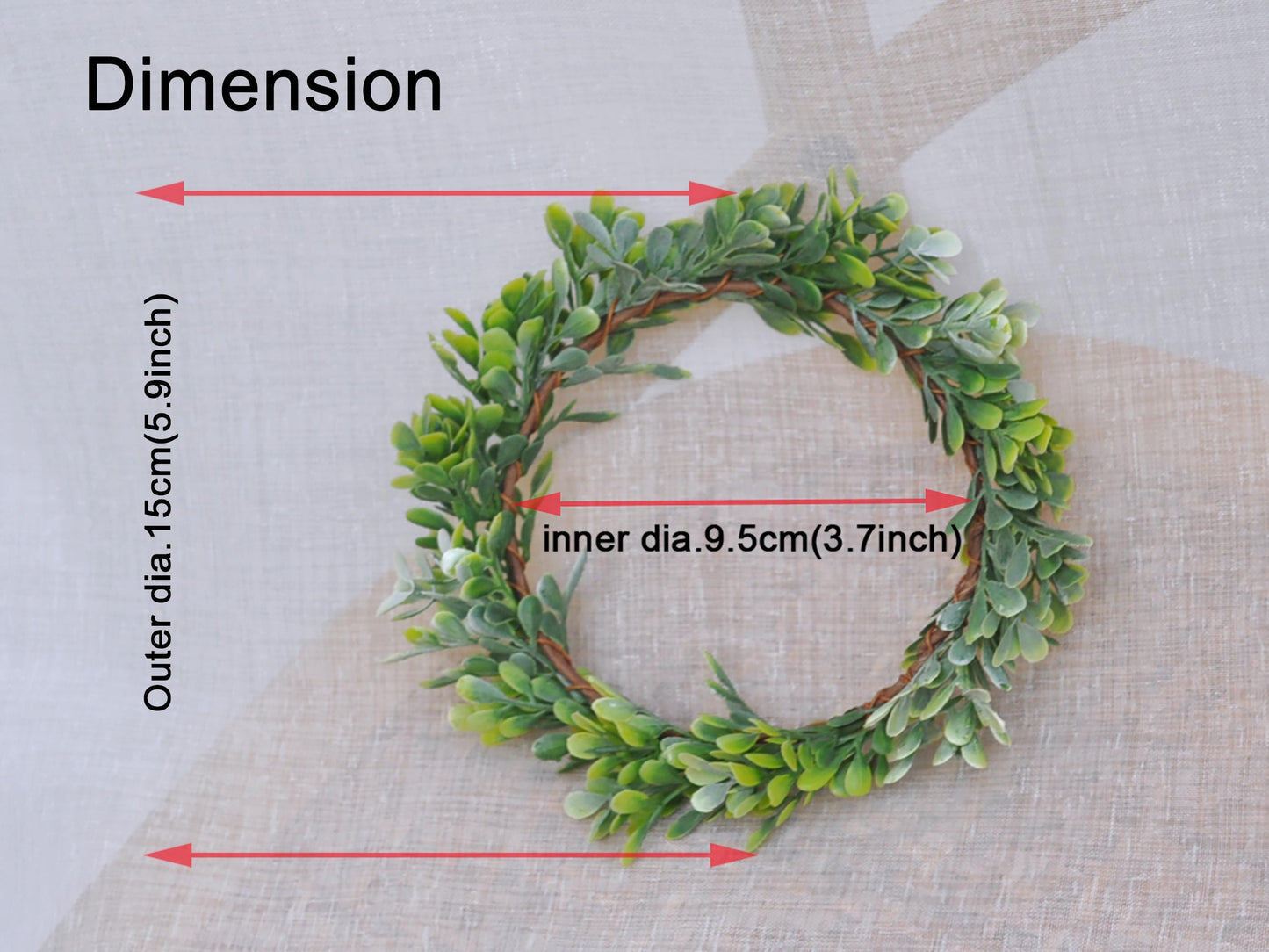 Christmas Boxwood Candle Ring, Boxwood Candle Holder, Christmas Gift, Boxwood Candle Holder Gift For Christmas Home Decor