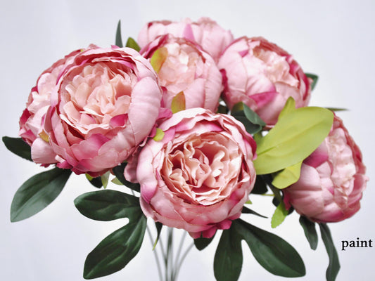 Silk Peony Bouquet, Double Peony Bouquet for Mother’s Day, Peony Wedding Gift, Baby Shower Bouquet, Bouquet for Home Decor, Gift for Her