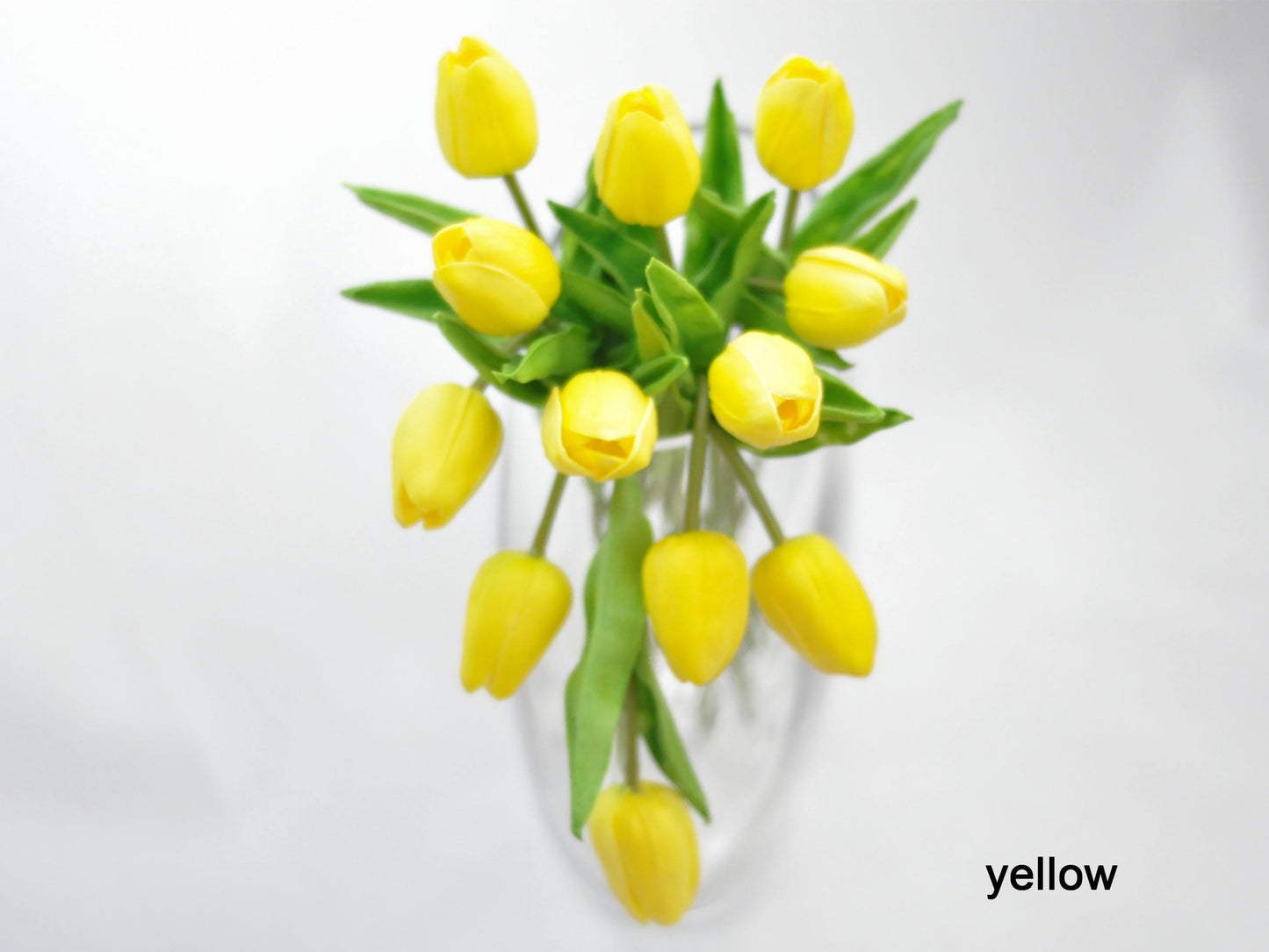 12 Pcs Real Touch Tulip Bouquet Gift, White Tulip Bouquet, Pink-Coral Tulip Floral Arrangements for Home Decor, Centerpiece,Easter Ornaments