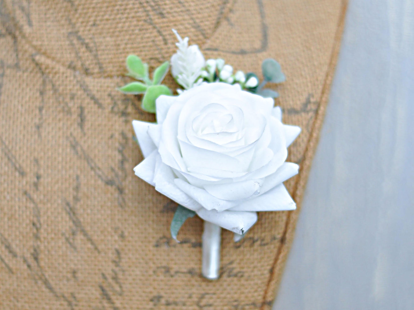 Real Touch White Rose Pearl Bracelet, Mom Wrist Corsage Bridesmaid Gift for Her, Prom, Elegant White Wedding Bridal Accessories, Boutonniere