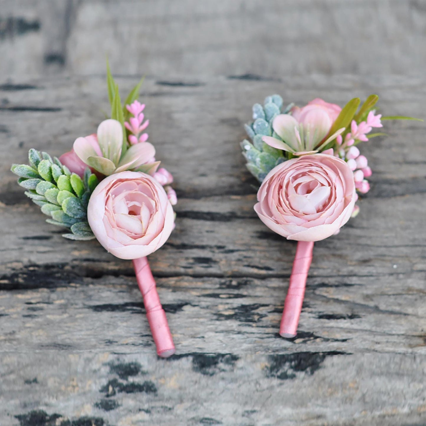 Wrist Pearl Bracelet Dusty Rose Corsage, Silk Dusty Pink Ranunculus Corsage, Boho Wedding Bracelet, Mom Corsage Gift, Bridesmaid Corsage Kid