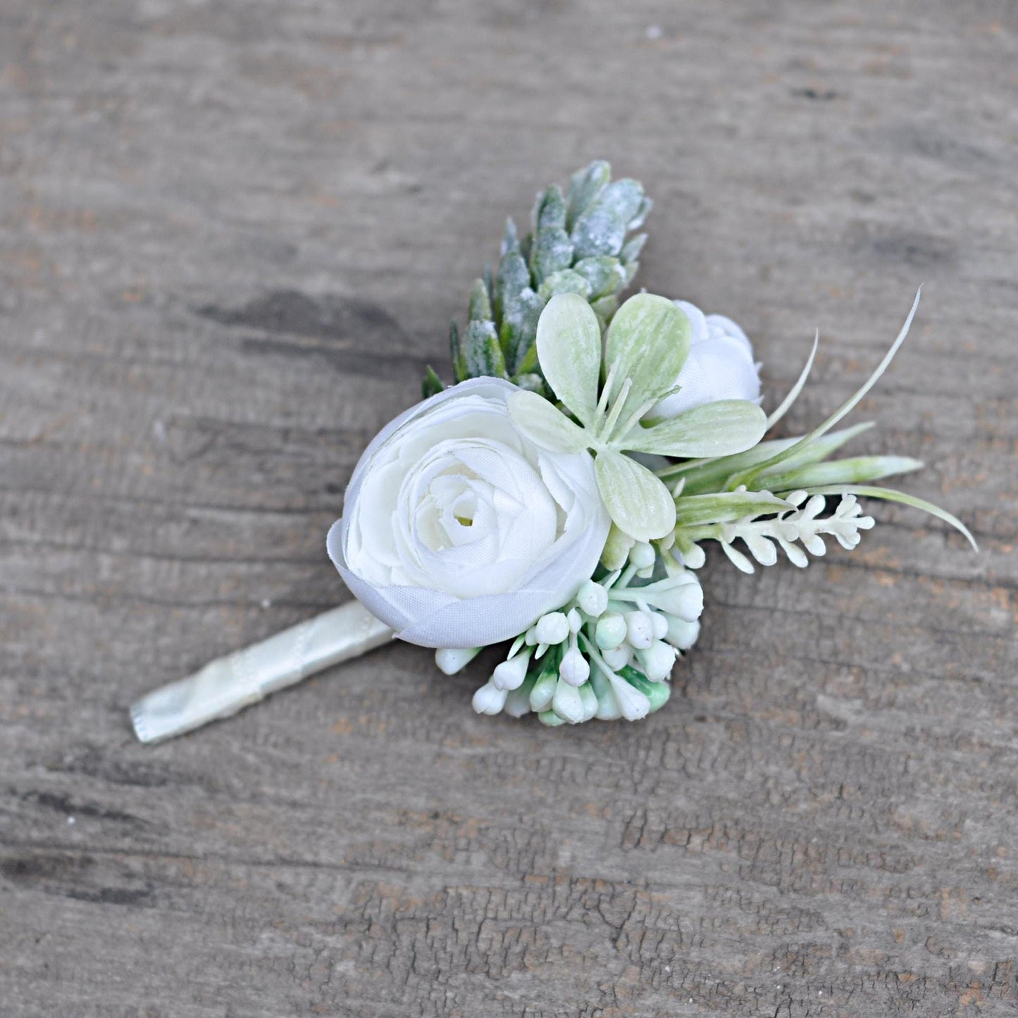 Cute White Rose Pearl Bracelet Wrist Corsage Gift for Her Bridesmaid, Prom, Anniversary, Baby Shower, Bridal Accessories, Groom Boutonniere