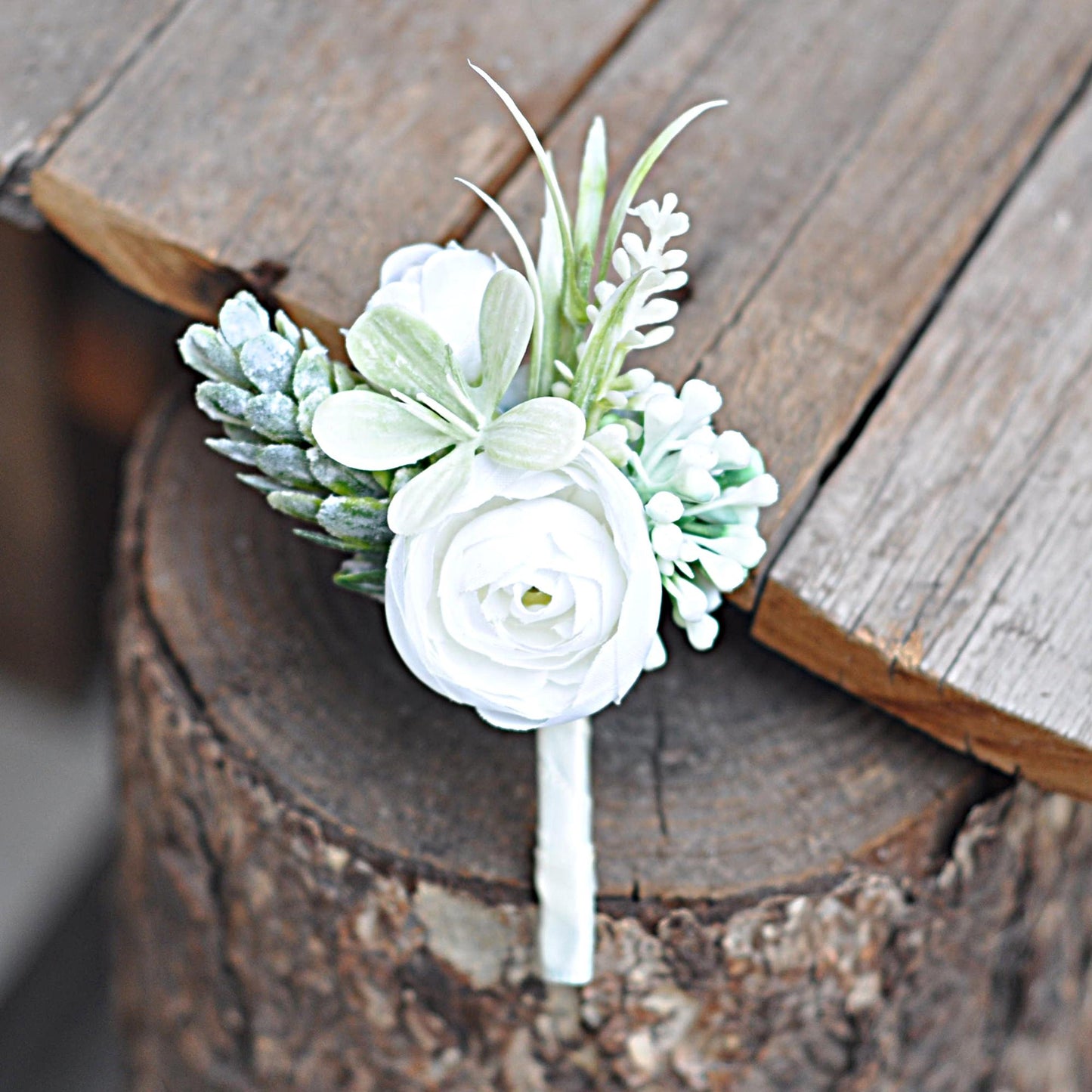 Cute White Rose Pearl Bracelet Wrist Corsage Gift for Her Bridesmaid, Prom, Anniversary, Baby Shower, Bridal Accessories, Groom Boutonniere