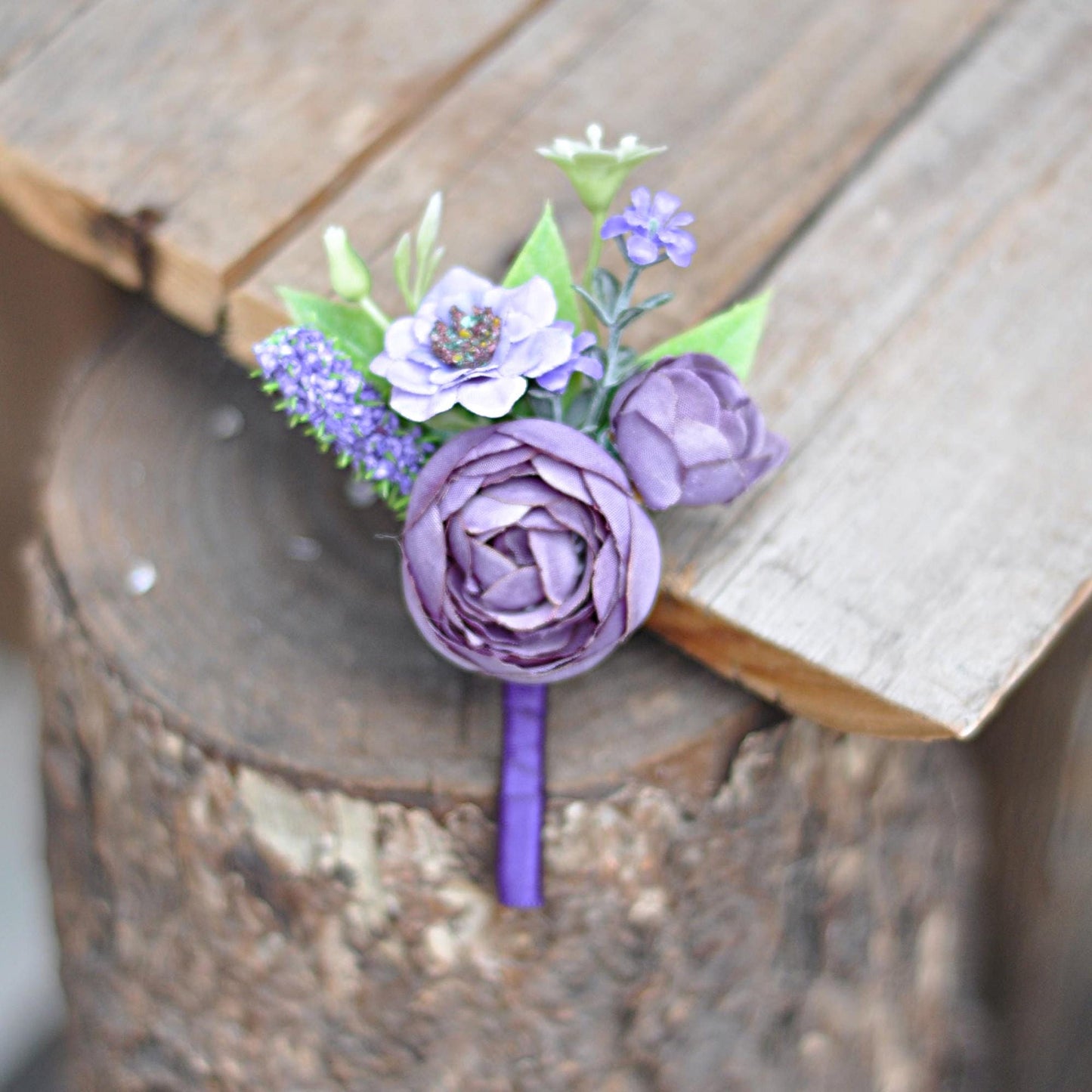 Personalized Royal Purple Rose Pearl Bracelet Wrist Corsage Gift for Bridesmaid, Royal Wedding, Bridal Accessories, Prom Boutonniere Gift