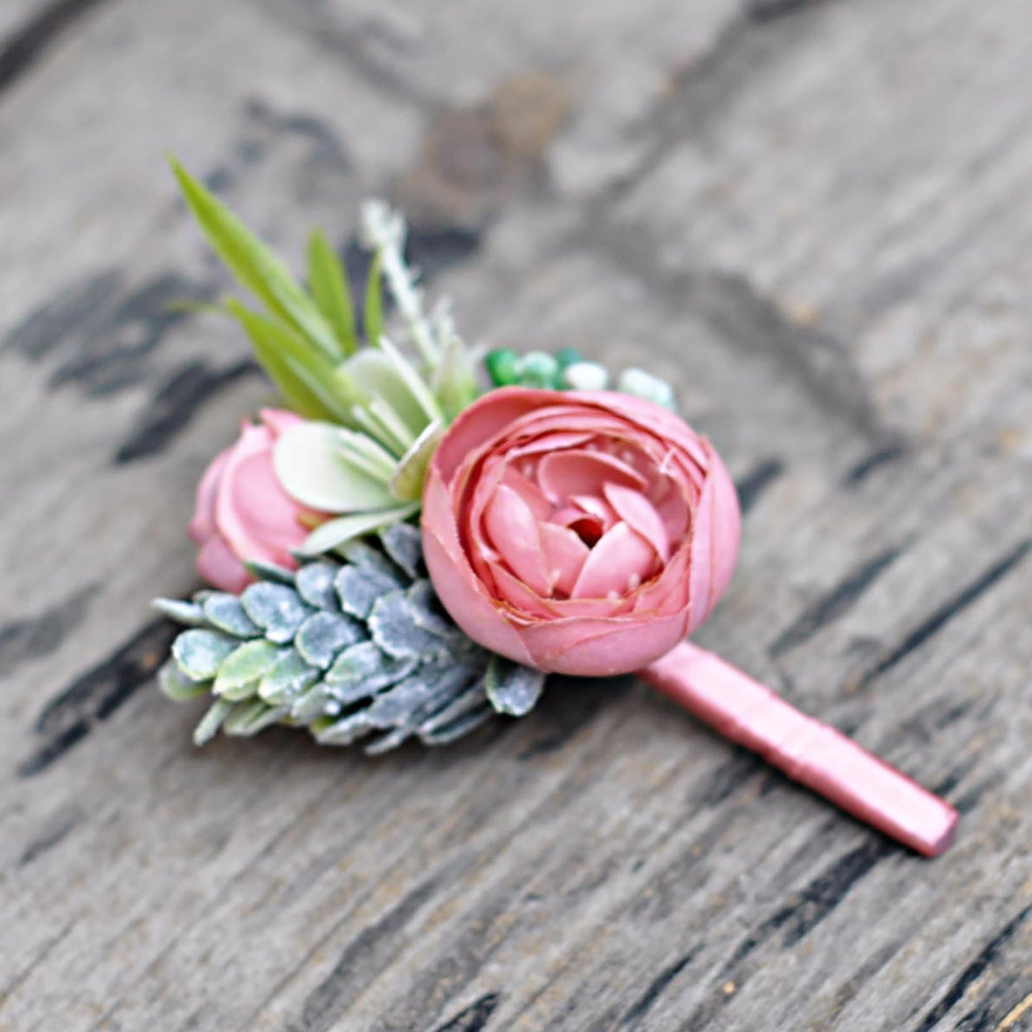 Blush Pink Pearl Bracelet Wrist Corsage Gift for Her Bridesmaid, Mom, Prom, Country Wedding Bridal Accessories, Best Man Boutonniere Gift