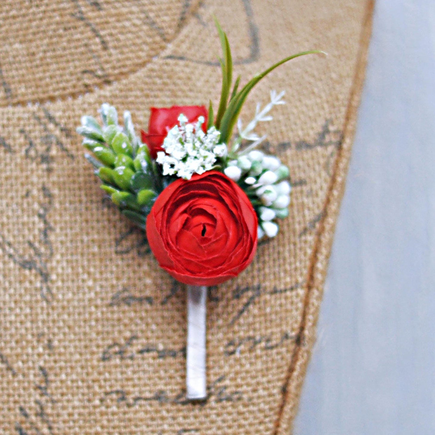 Pure Red Rose Pearl Bracelet Wrist Corsage Gift for Her Mom, Bridesmaid Gift, Classic Wedding Bridal Accessories, Prom Boutonniere Gift