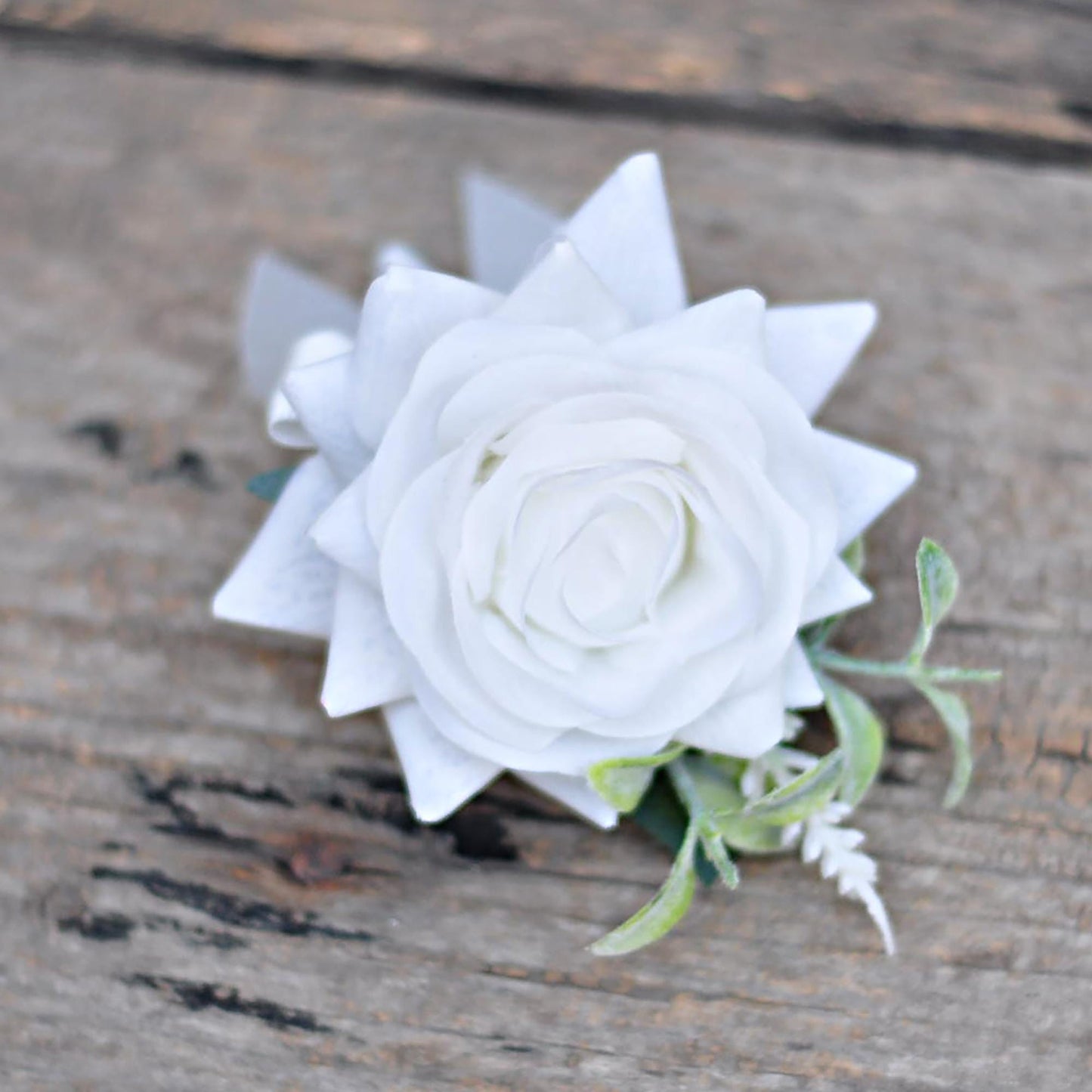 Real Touch White Rose Pearl Bracelet Wrist Corsage Gift for Her Wedding, Bridesmaid Gift, Flower Girl Gift, Bridal Accessories, Boutonniere