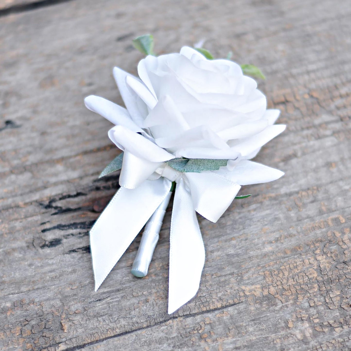 Real Touch White Rose Pearl Bracelet Wrist Corsage Gift for Her Wedding, Bridesmaid Gift, Flower Girl Gift, Bridal Accessories, Boutonniere