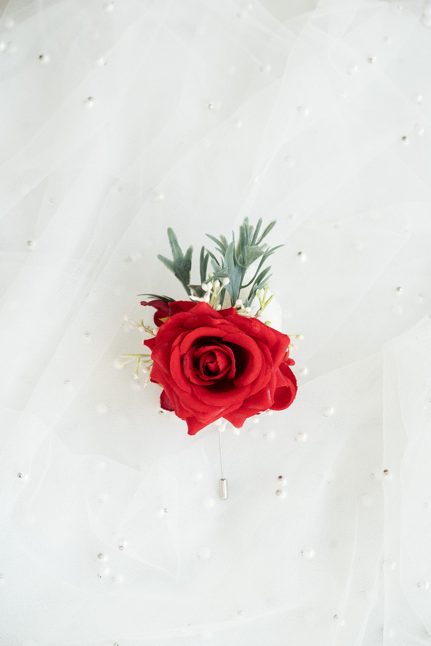 Classic Red Rose Wrist Corsage For Boho Wedding, Ribbon Bracelet, Flower Girl Corsage, Rose Prom Pin, Groom Boutonniere, Gift For Mom, Event
