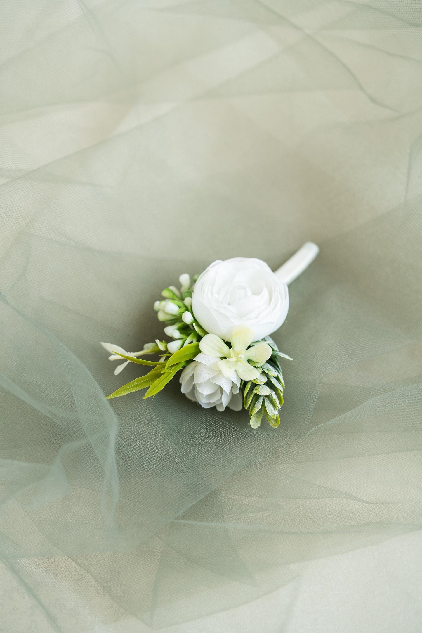 Rustic White, Yellow & Dusty Pink Rose Bracelet With Pearl, Real Touch Tulip Wrist Corsage, Gift For Her, Groom Boutonniere, Prom Corsage