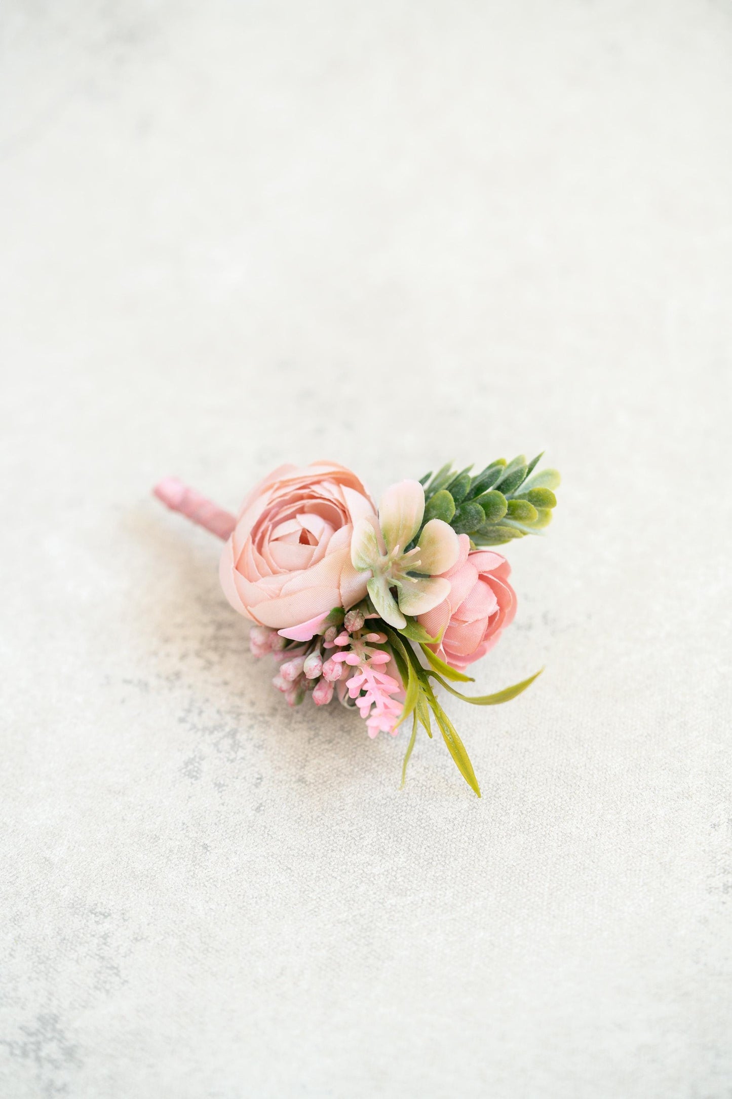 Dusty Rose Corsage For Romantic Wedding, Silk Ranunculus Pearl Bracelet, Flower Girl Cute Corsage, Prom Corsage, Boutonniere, Gift For Her