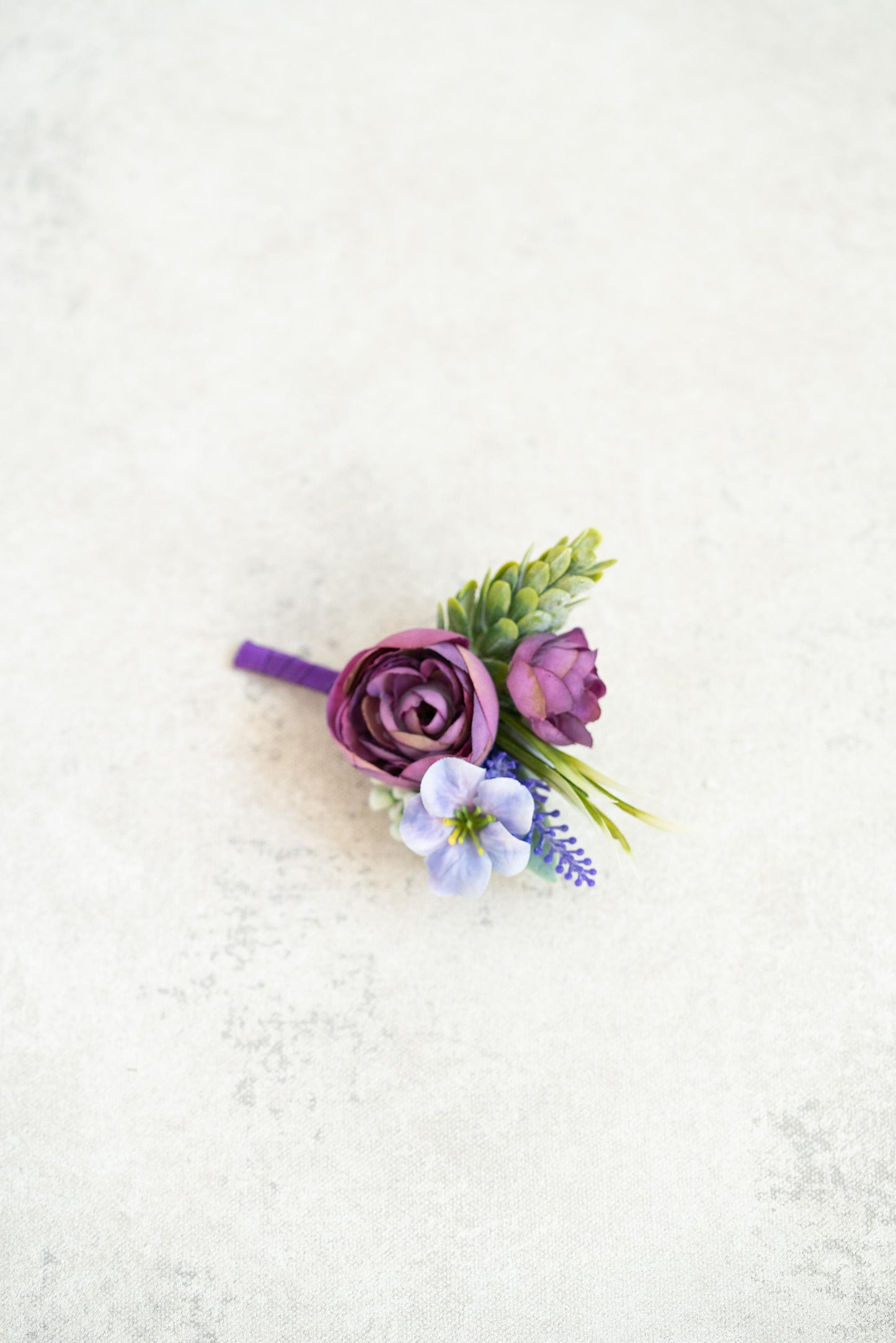 Rustic Purple Rose Pearl Bracelet Wrist Corsage For Mom, Bridesmaid Gift, Prom, Wedding Bridal Accessories, Best Man Groom Boutonniere Gift